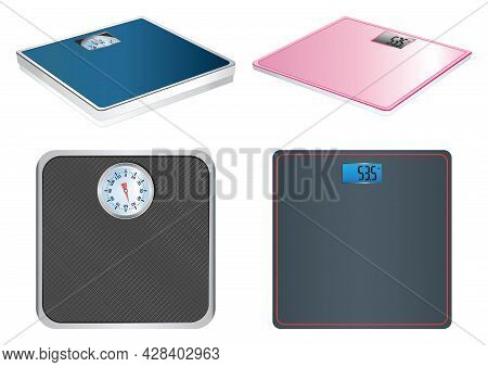 Electronic And Mechanical Scales. Bathroom Scales. Scales.