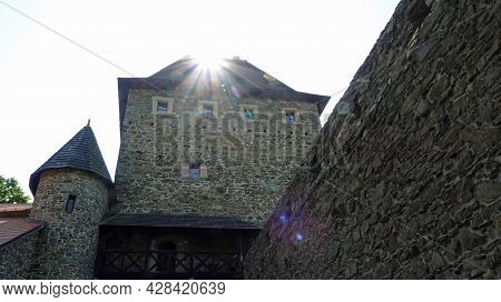 Entrance Gate To The Second Courtyard Of The Hefstyn Castle In The Czech Republic Self-flooded With 