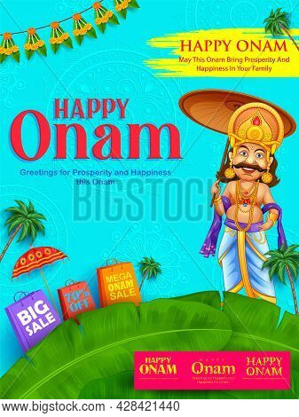 Ccelebration Background For Happy Onam Festival Of South India Kerala
