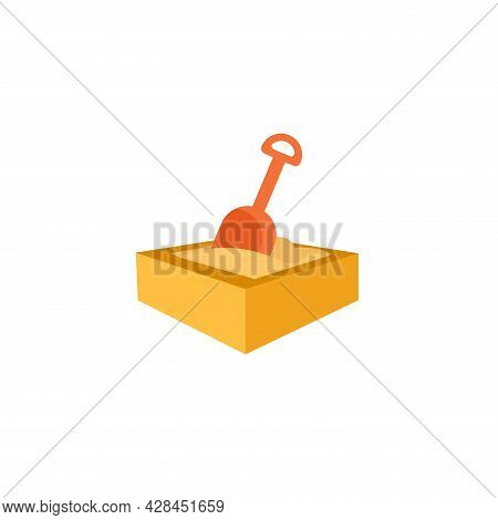 Sandbox Clipart. Sandbox Simple Vector Clipart. Sandbox Isolated Clipart.