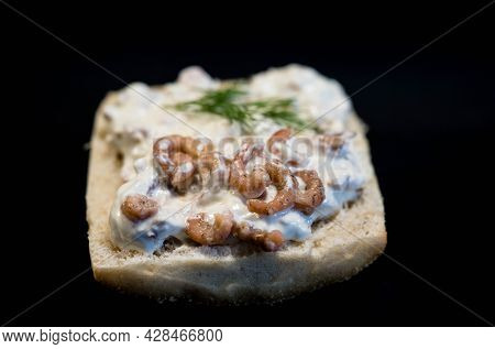 Salad With Fresh North Sea Crabs And Mayonaise