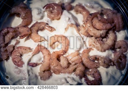 A Salad With Fresh North Sea Crabs