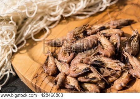 Salad With Fresh Boiled North Sea Crabs