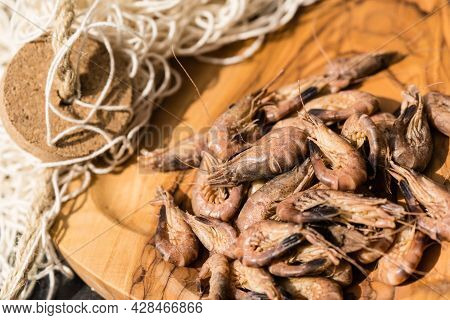 Salad With Fresh Boiled North Sea Crabs