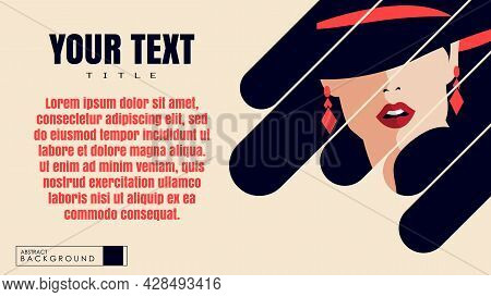 Fashion Banners Templete With For Your Design. Vector Illustration