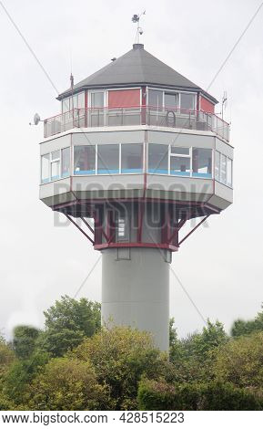 The Tower Of Ship Lock Of Terneuzen Netherlands