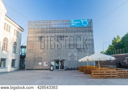 Walbrzych, Poland - June 3, 2021: Ticket Office At Old Mine In Walbrzych.