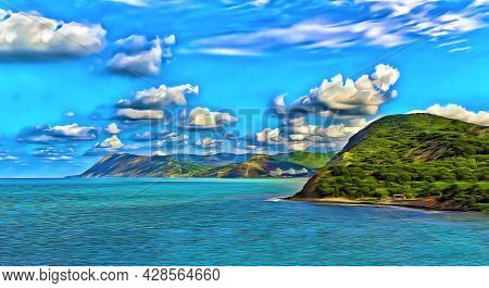 View Of The Bolshoi Utrish Marine Reserve In Russia