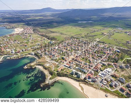 Aerial View Of Village Of Lozenets, Burgas Region, Bulgaria