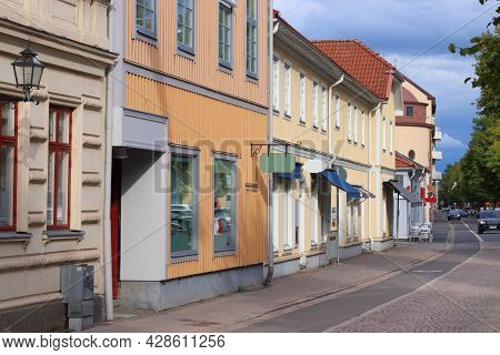 Jonkoping Town, Sweden - Old Town Street View.