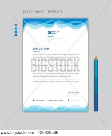 Letterhead Template Vector-84