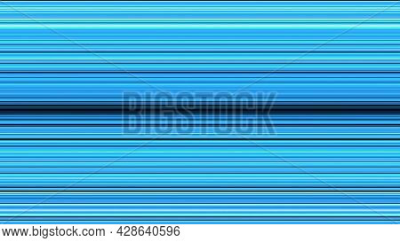 Bright Colored Lines Move To Horizontal Center. Animation. Colored Lines Mirror Each Other In Center