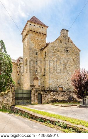 View At The Castle Des Plas In Curemonte - France