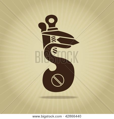 Vintage Flintlock silhouet