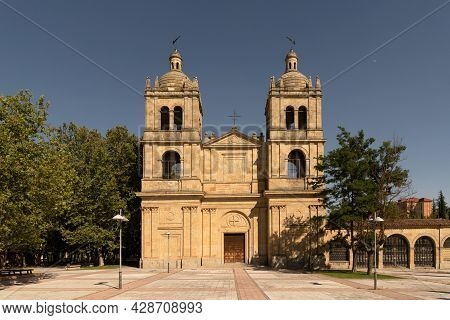Arrabal Church In Salamanca In A Sunny Day, Castilla Y Leon, Spain.