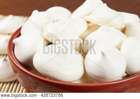 Typical Bakery Sigh, Made In Brazil. Sweet Made From Egg White And Sugar