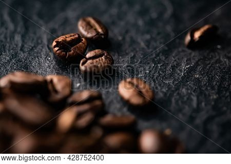 Coffee Beans Background, Roasted Signature Bean With Rich Flavour, Best Morning Drink And Luxury Ble