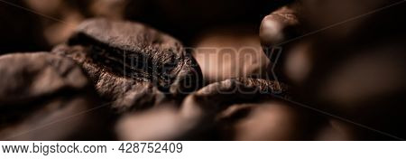 Coffee Beans Background, Roasted Signature Bean With Rich Flavour, Best Morning Drink And Luxury Ble