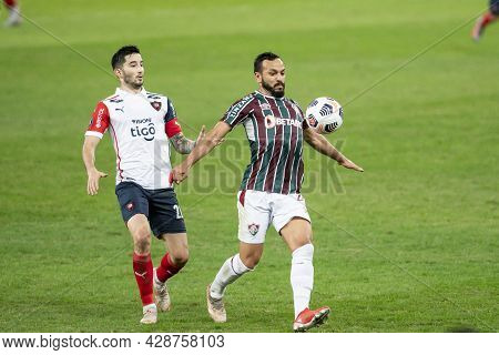 Rio, Brazil - August 3, 2021: Yago Felipe Player In Match Between Fluminense Vs Cerro Porteno By Rou