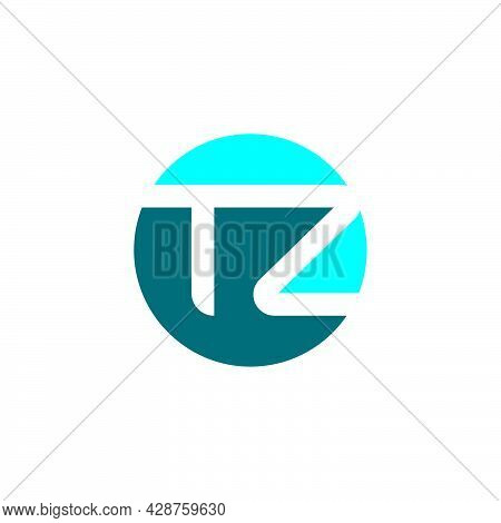 Tz Letter Vector Icon Illustration Design