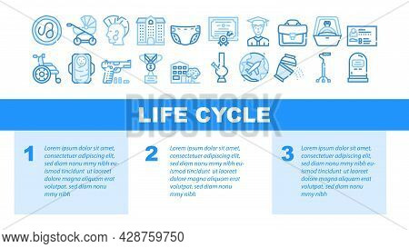 Catalog And Booklet Landing Web Page Header Banner Template Vector. Clothing Fashion Catalog And Pro