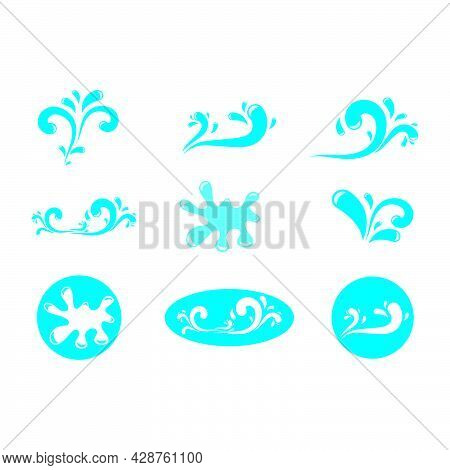 Water Splash Vector Illustration Design