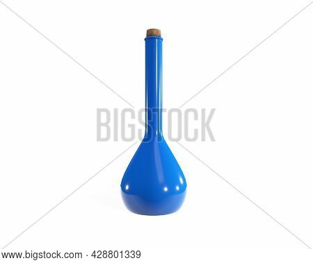 Set Of Bottles With Potion For The Game. 3d Render.