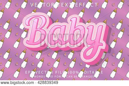 About Baby Text Effects Template Graphic Premium