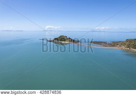 An Island You Can Walk To At Low Tide. North Red Cliff Island, Finlaysons Point, Seaforth, Queenslan
