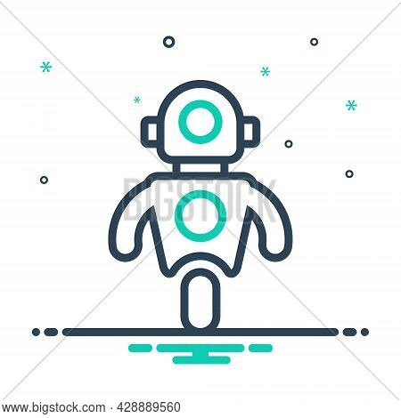 Mix Icon For Personal-droid Personal Droid Automated Data Exoskeleton Robot Robotic Machine Wireless