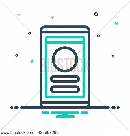 Mix Icon For User-interface User Interface Assemblage Attachment Concatenation Annexation Login Appl