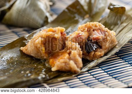 Chinese Glutinous Rice Dumplings Zongzi For Dragon Boats Festival