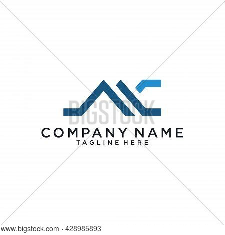 Mc Or Cm Initial Letter Logo Design. Mc Vector. Mc Icon.mc Logo