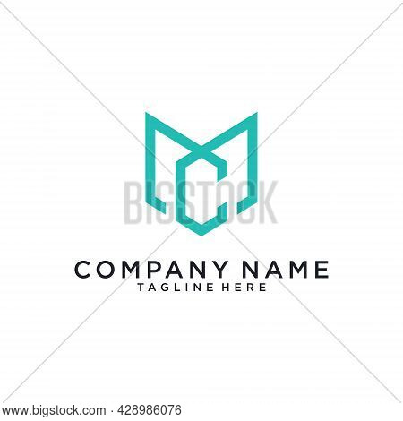 Mc Or Cm Initial Letter Logo Design. Mc Vector. Mc Icon.mc Logo
