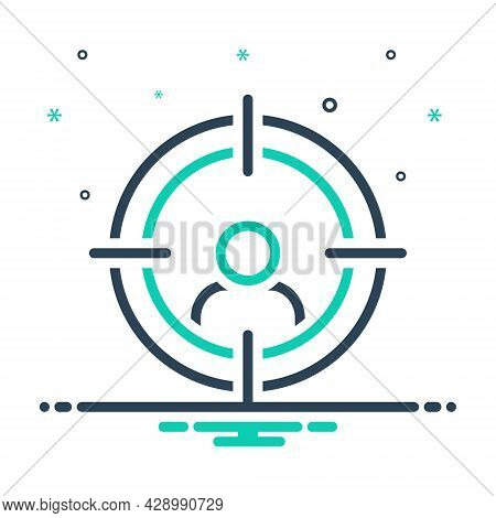Mix Icon For Head-hunting Head Huting Destination Purpose Ambition Archery Archer Concentration Cros