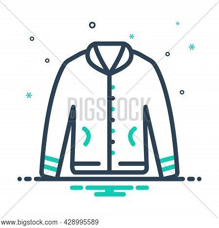Mix Icon For Jacket Fabric Cloth Textile Cloths Weft Raiment Costume Winter Attire Garment Dress