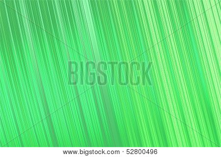 Shiny metallic lines background - vertical with tilt, bright green.