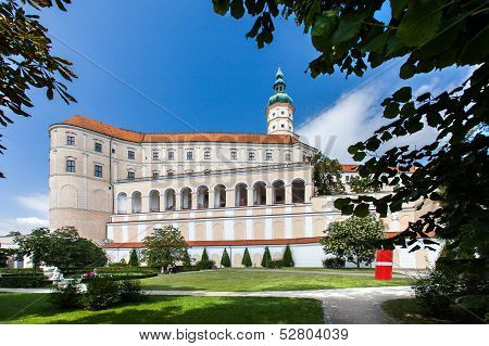 Castle in Mikulov, Czech Republic.