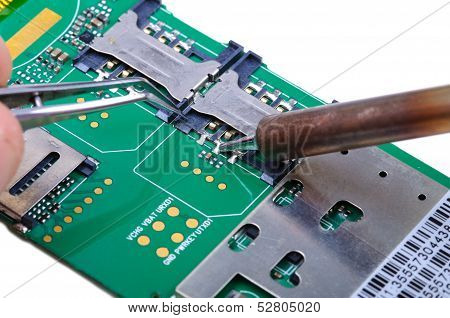 Mobile phone mainboard fix