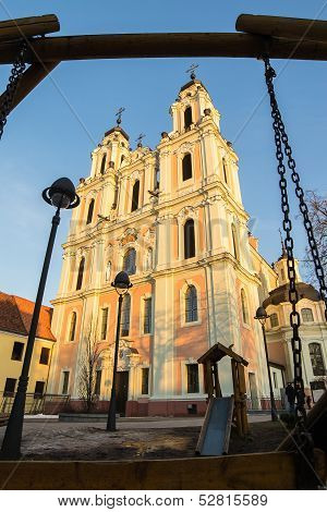 St. Kotrynos Church in Vilnius, Lithuania
