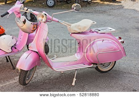 Vintage Pink Vespa