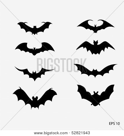 bat icons - Illustration