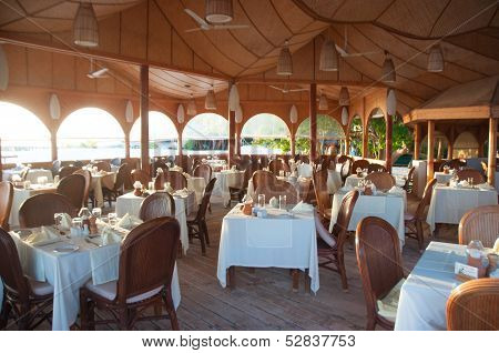The Dining-room In Maldives