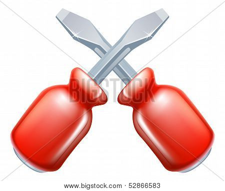 Crossed Screwdrivers Icon