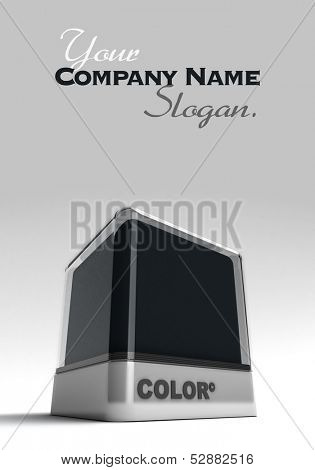 Design block in a black color