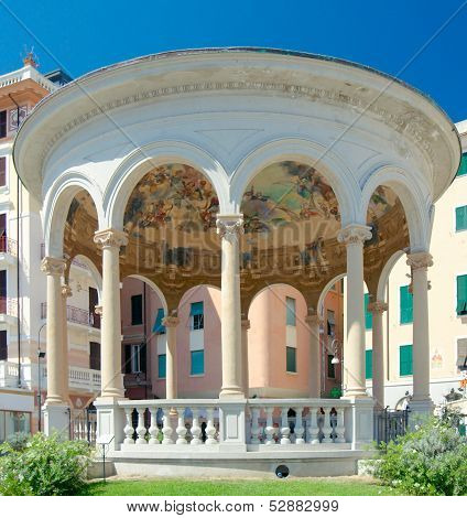 Chiosco Della Musica (1929 By Architect Luigi Devoto And Artist Giovanni Grifo), Rapallo, Italy