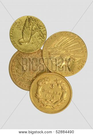 old gold dollars