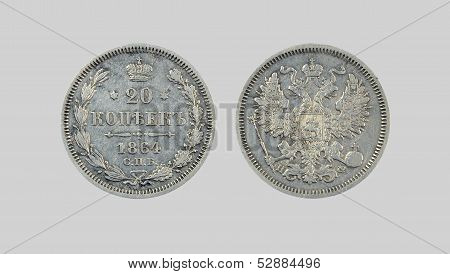 Silver 20 kopeks
