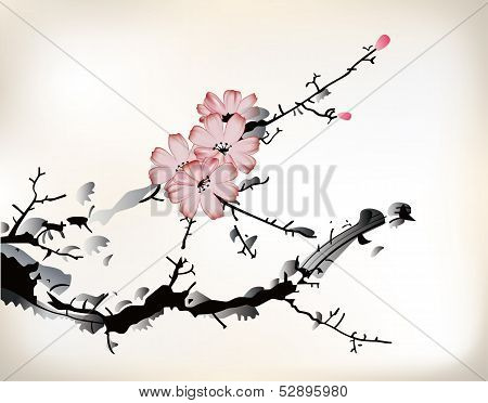 blossom painting