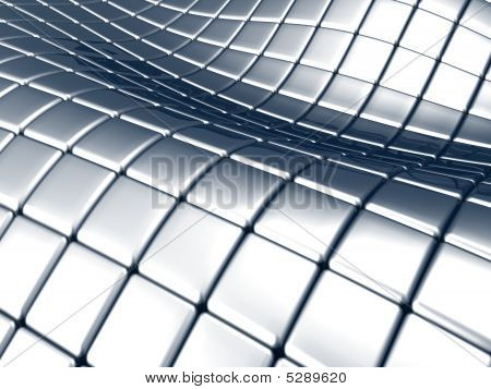 abstrakt Stahl quadratischen Hintergrund